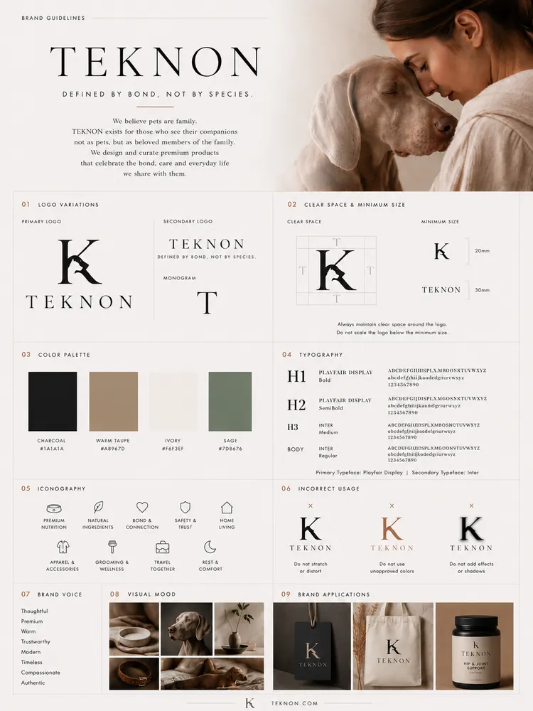 Brand Identity για το TEKNON, εργασία μαθητή του GR8 Academy